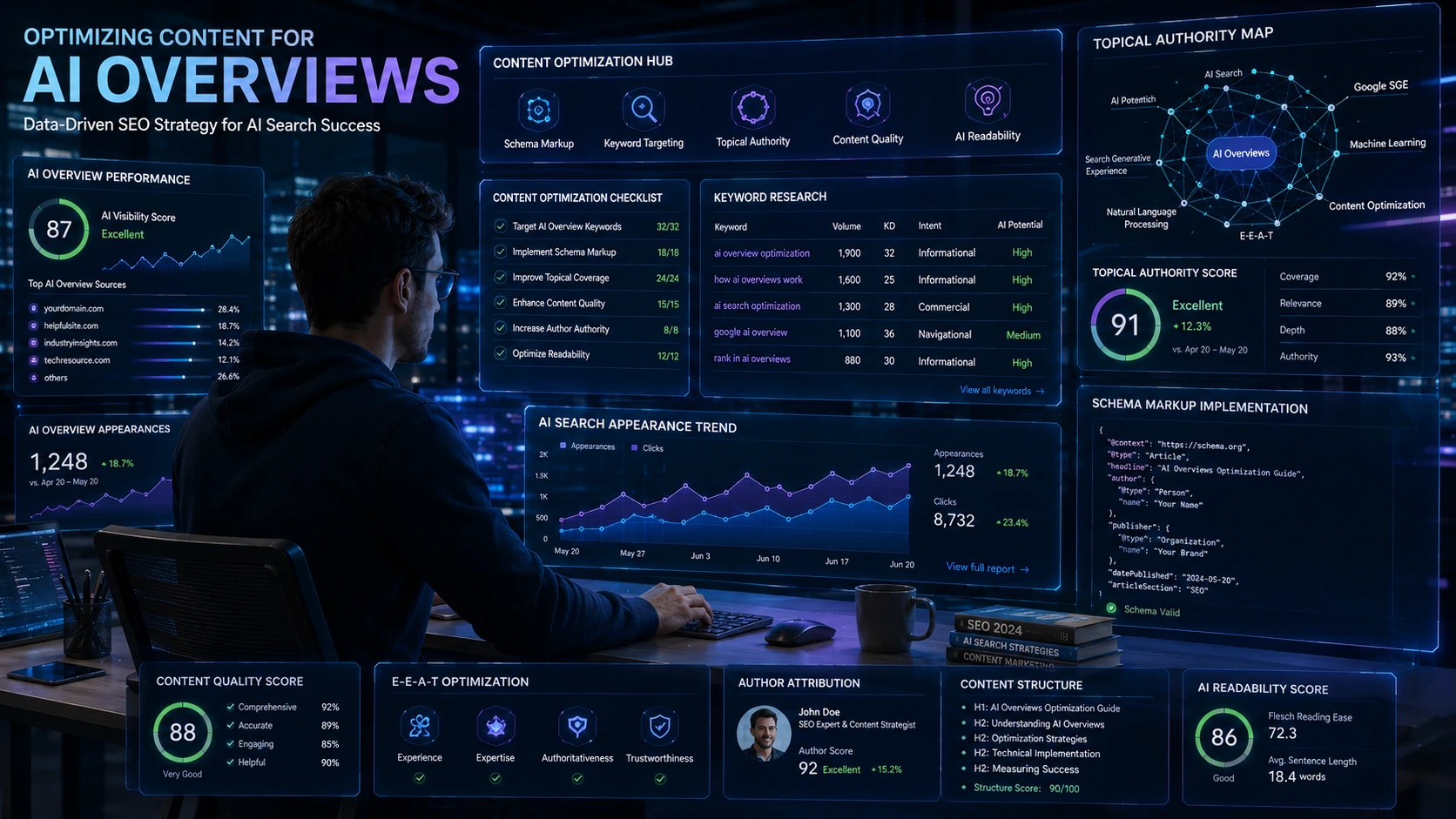 AI SEO optimization workflow