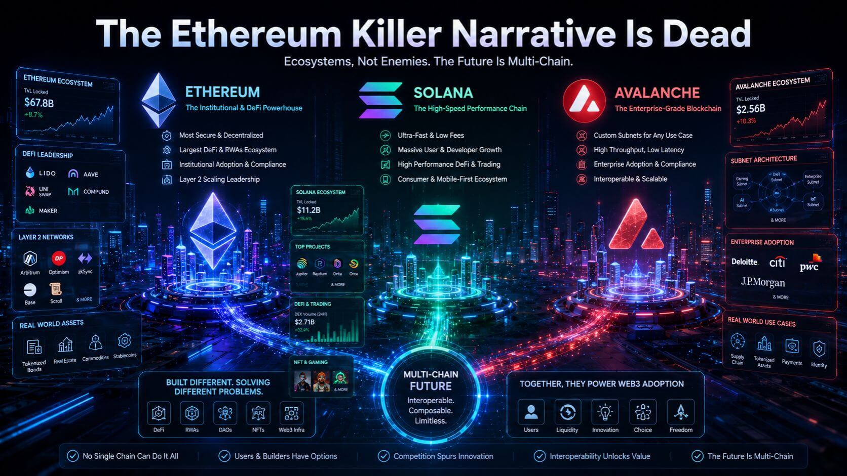 Ethereum killer narrative ending in crypto