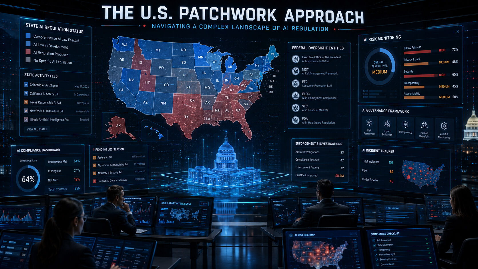 United States AI regulation framework and compliance