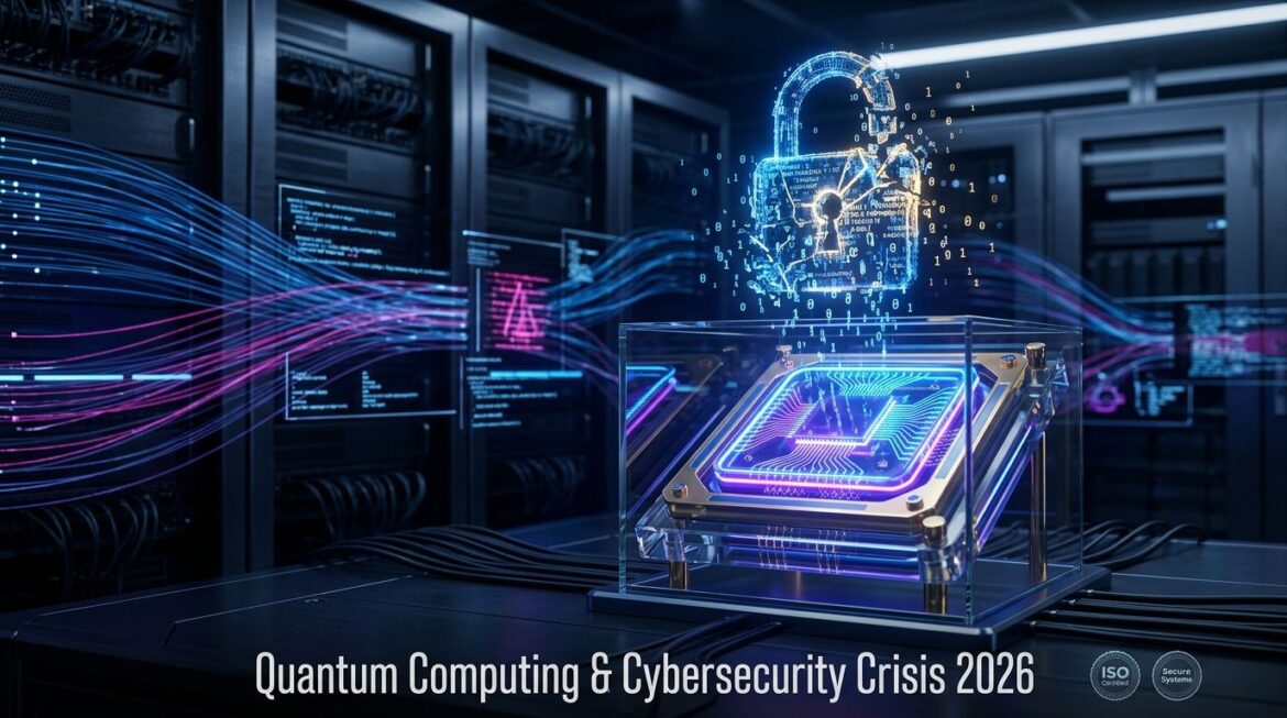 quantum computing cybersecurity threat concept