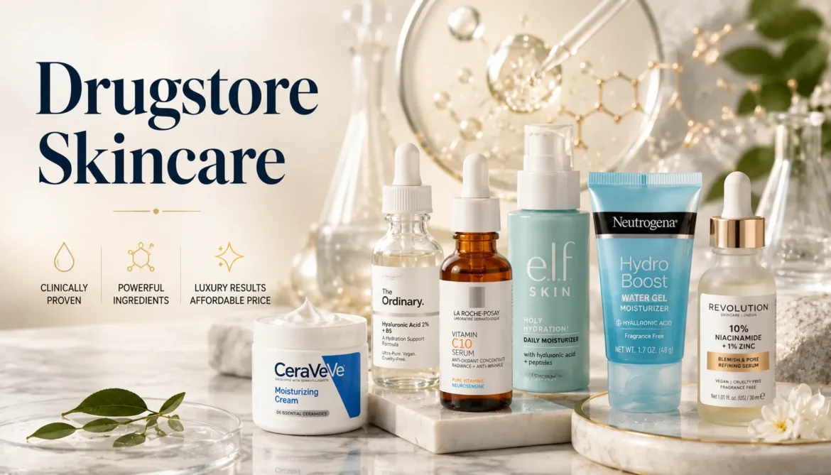 Affordable skincare products with premium ingredients and luxury level performance