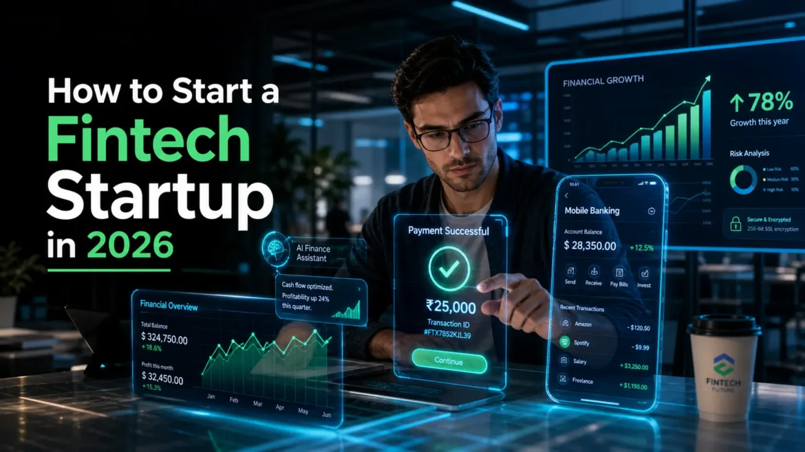 fintech startup business concept in 2026