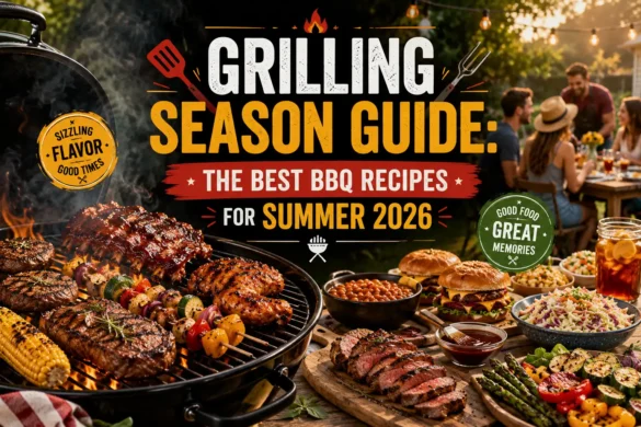 Grilling Season Guide featuring the best BBQ recipes and outdoor summer grilling ideas for 2026