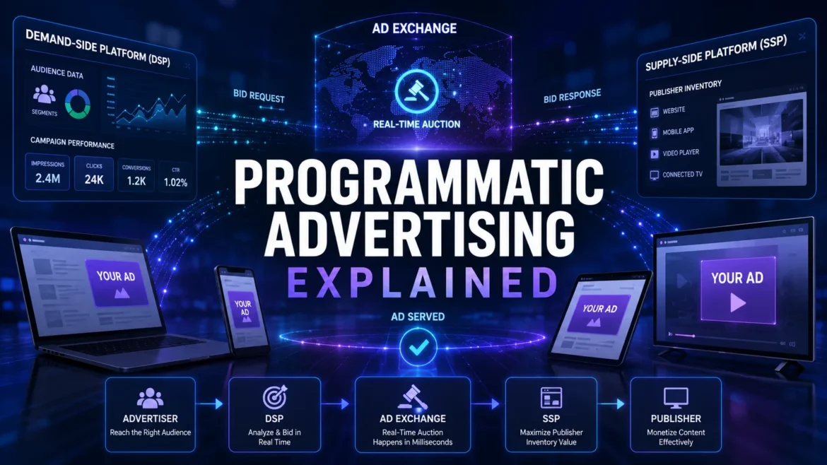 Programmatic advertising and real time bidding technology