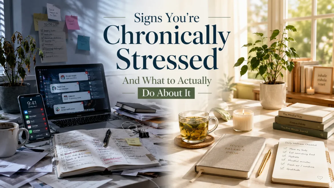 Signs You're Chronically Stressed And What to Actually Do About It wellness workspace transformation