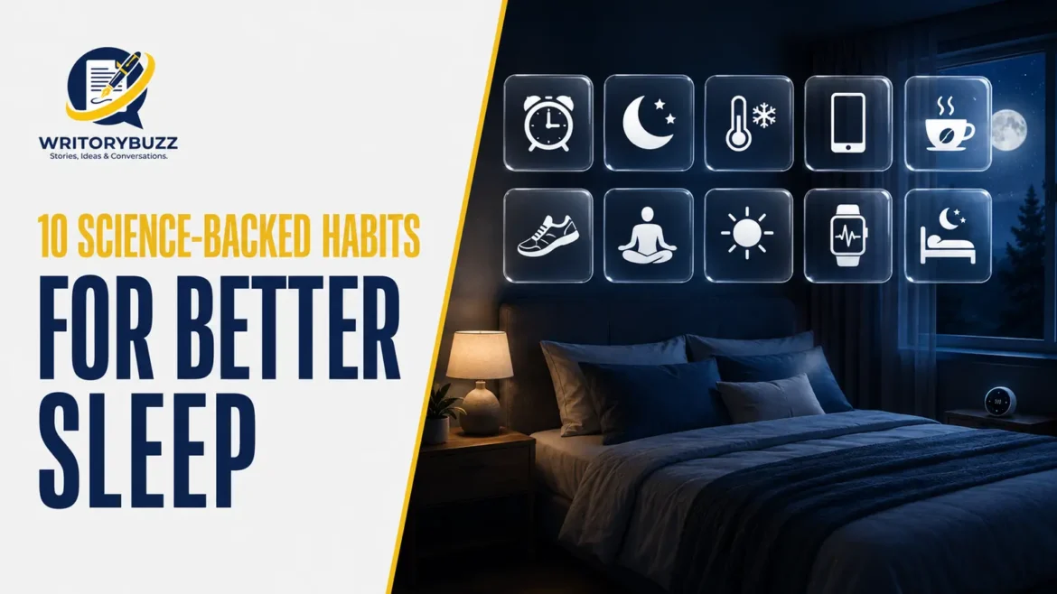 Science-backed habits for better sleep