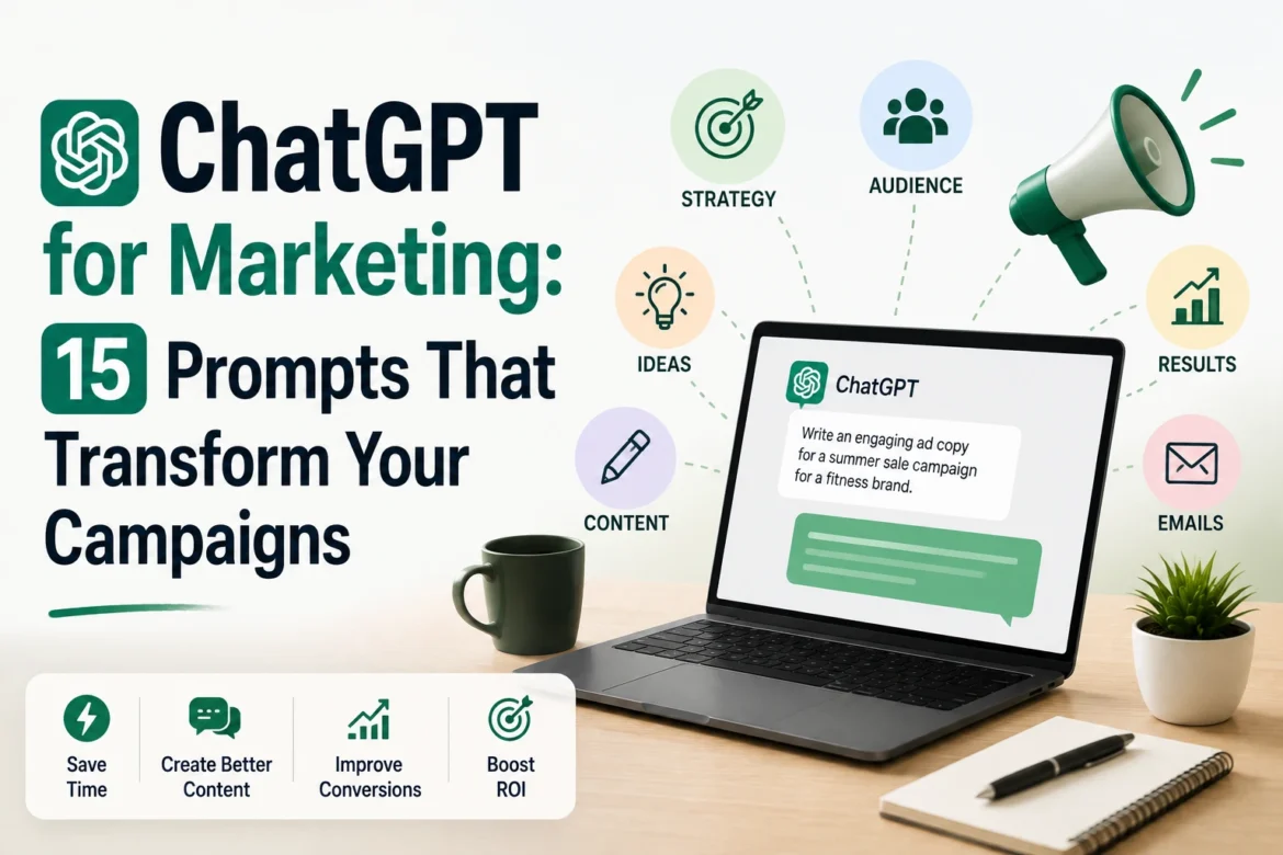 ChatGPT marketing prompts for creating and improving campaigns