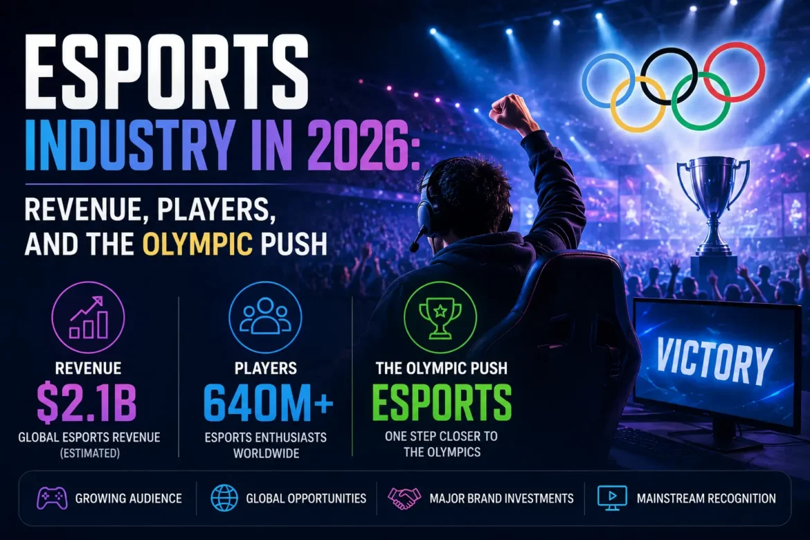Esports industry in 2026 showing players revenue and Olympic growth
