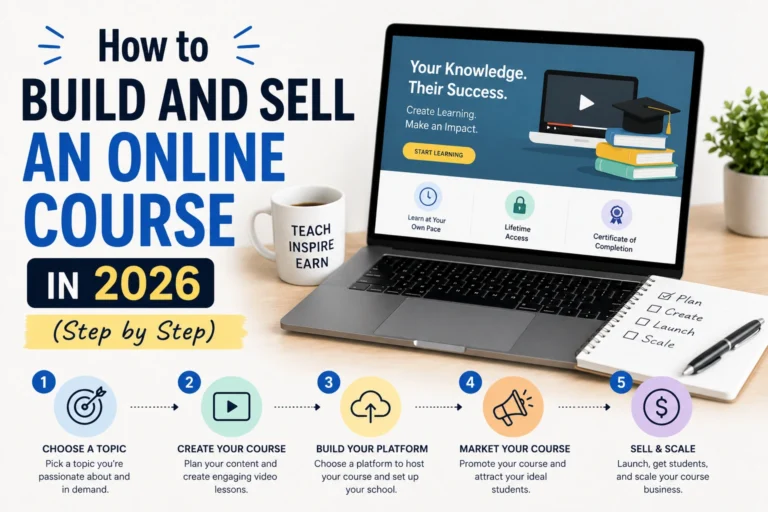 How to Build and Sell an Online Course in 2026 (Step by Step)