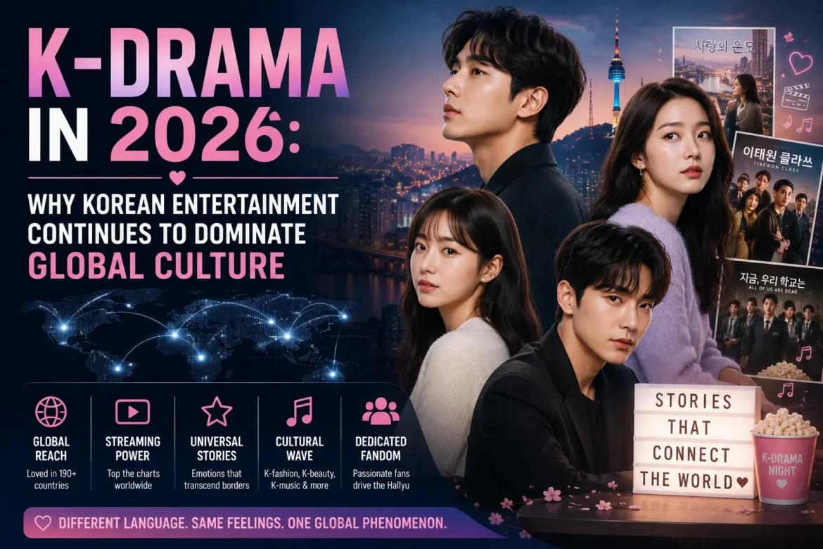 K-Drama and Korean entertainment influencing global culture in 2026