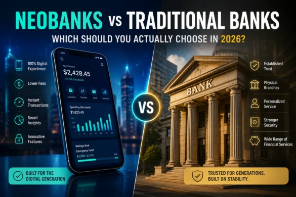 Comparison of neobanks and traditional banks in 2026