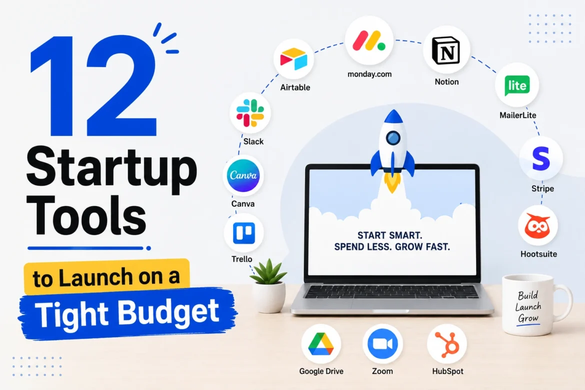 12 affordable startup tools for launching a business on a tight budget