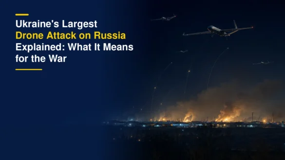 Ukraine's Biggest Drone Attack on Russia