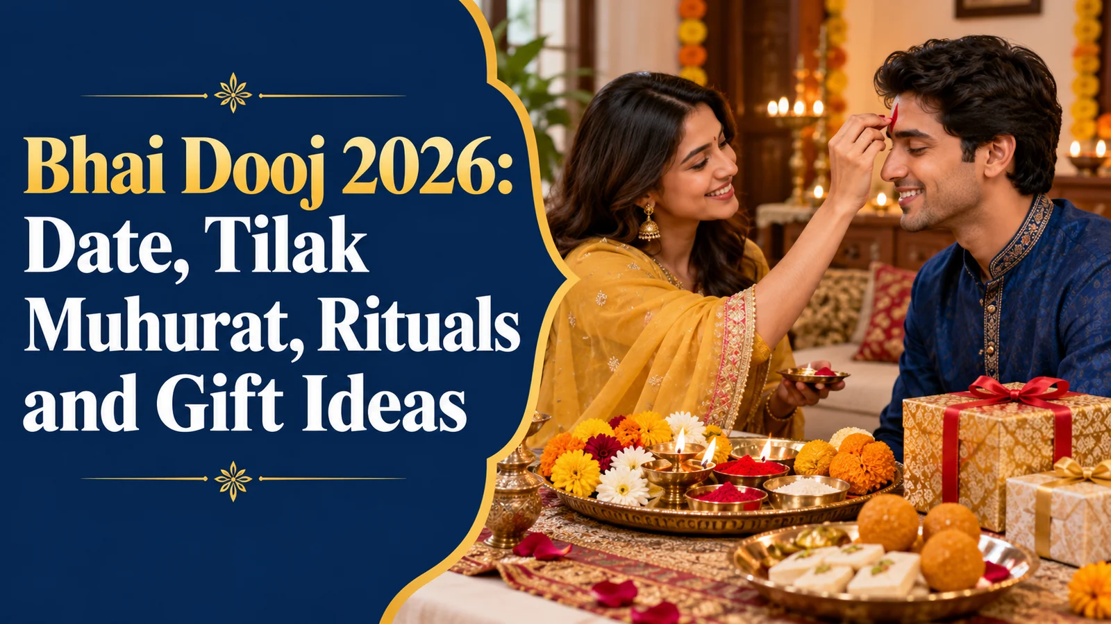 Bhai Dooj 2026: Date, Tilak Muhurat, Rituals and Gift Ideas