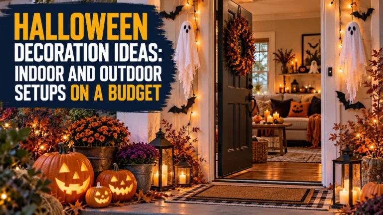 Halloween Decoration Ideas: Indoor and Outdoor Setups on a Budget