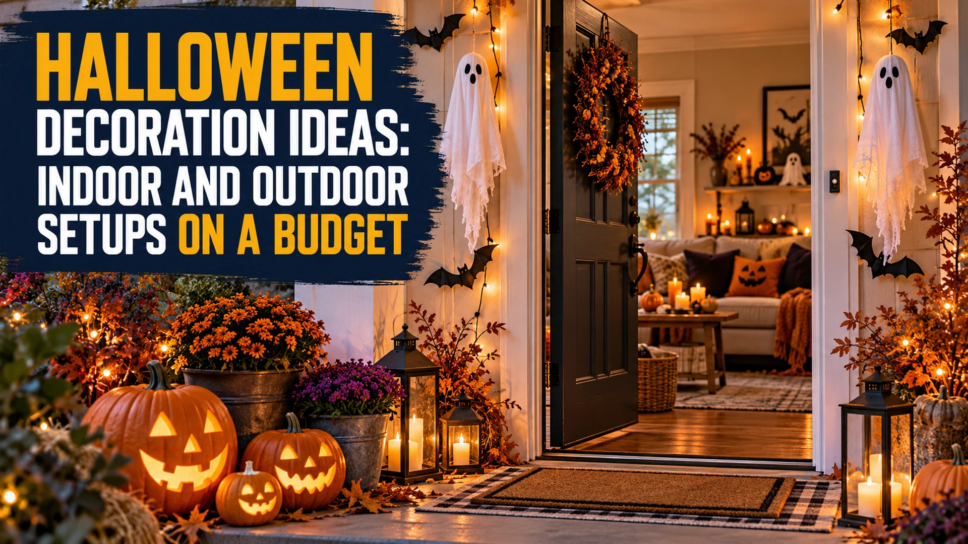 Halloween Decoration Ideas: Indoor and Outdoor Setups on a Budget
