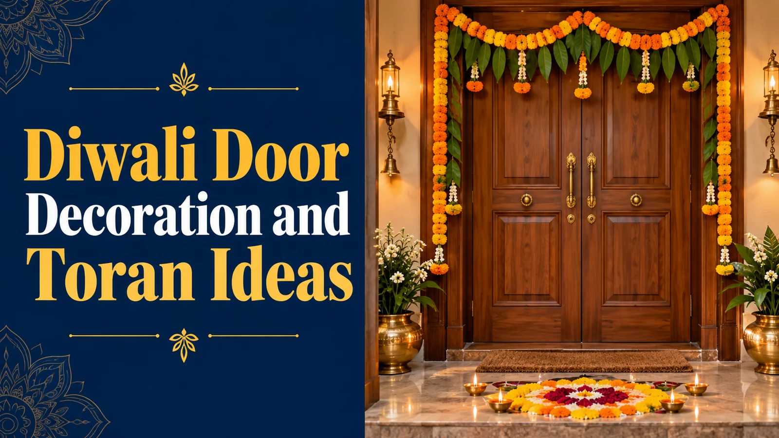 Diwali Door Decoration and Toran Ideas