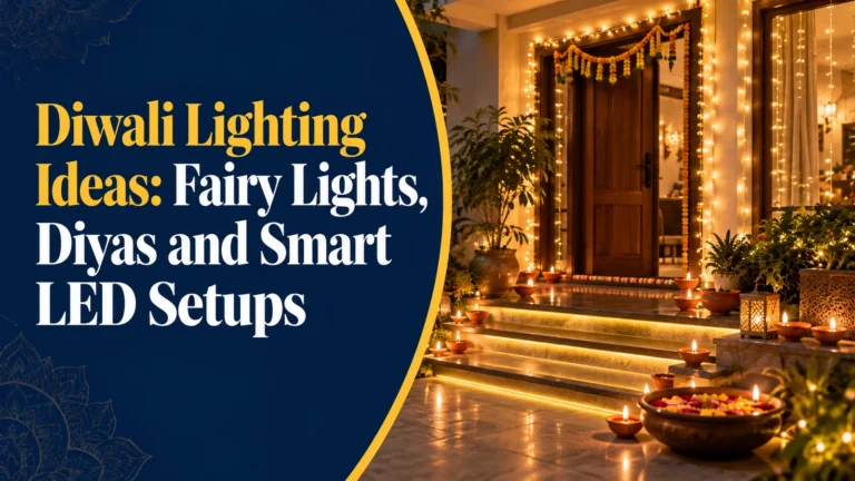 Diwali Lighting Ideas: Fairy Lights, Diyas and Smart LED Setups