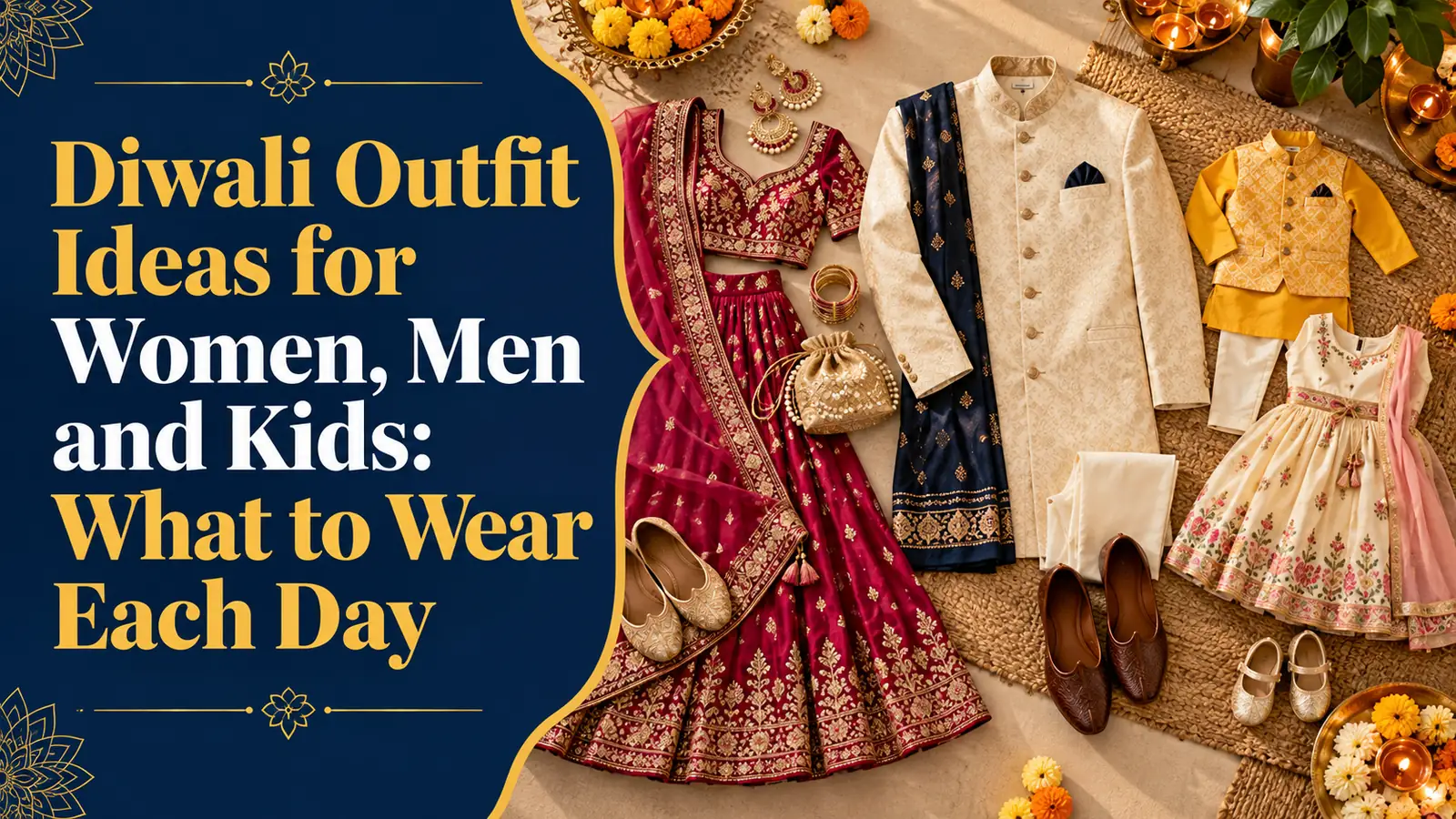 Diwali Outfit Ideas for Women, Men and Kids: What to Wear Each Day