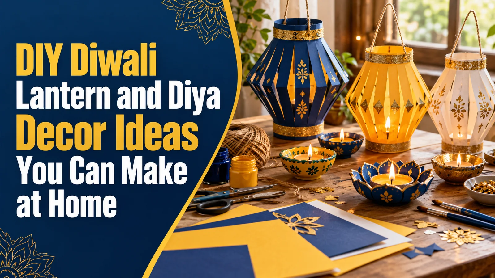 DIY Diwali Lantern and Diya Decor Ideas You Can Make at Home