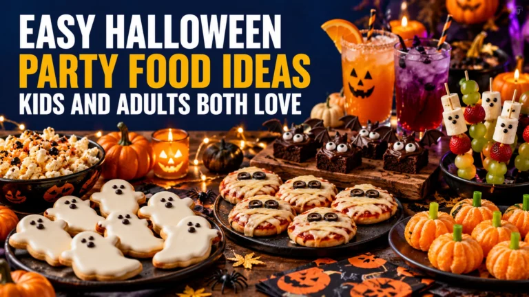 Easy Halloween Party Food Ideas Kids and Adults Both Love