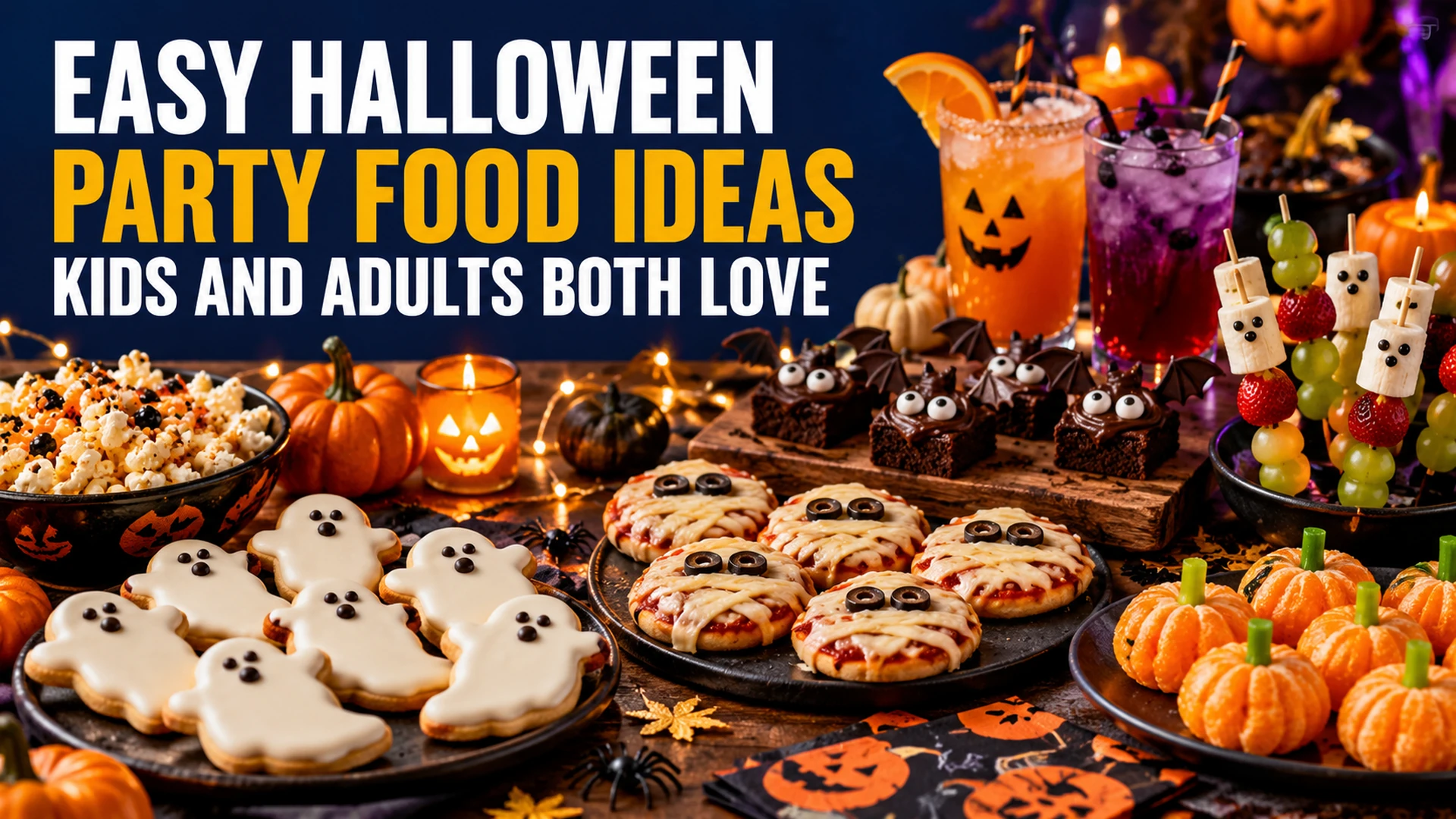 Easy Halloween Party Food Ideas Kids and Adults Both Love