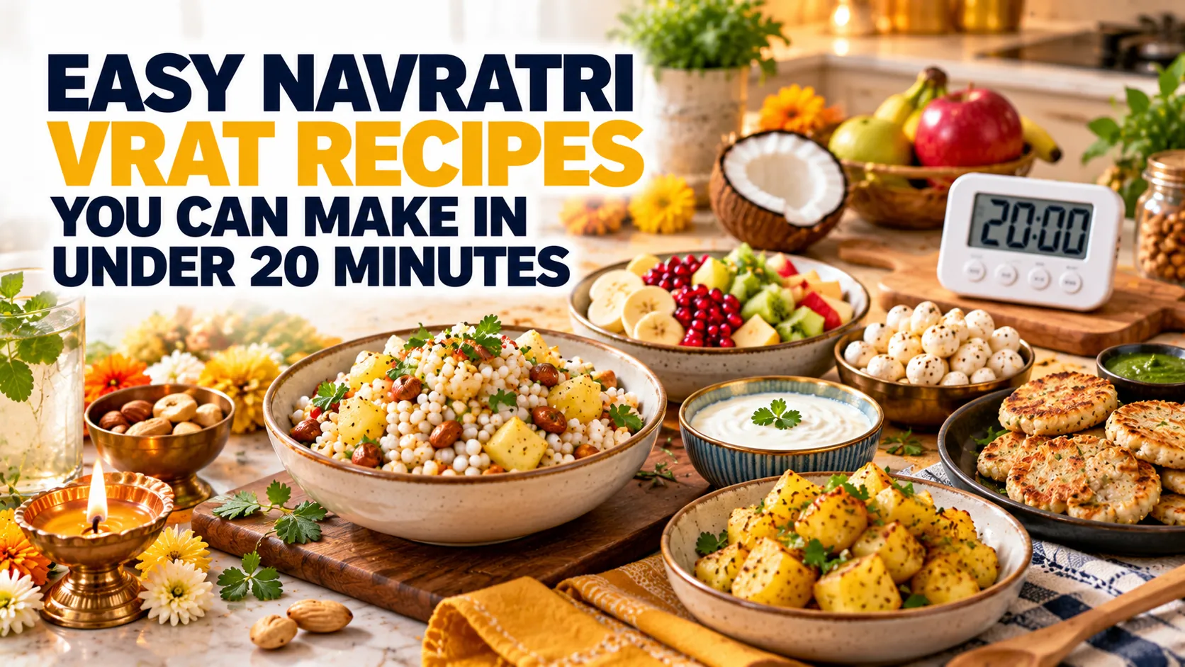 Easy Navratri Vrat Recipes You Can Make in Under 20 Minutes