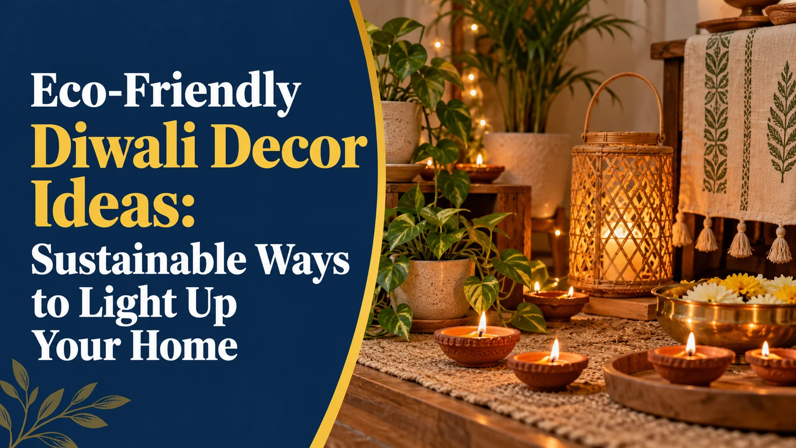 Eco-Friendly Diwali Decor Ideas: Sustainable Ways to Light Up Your Home