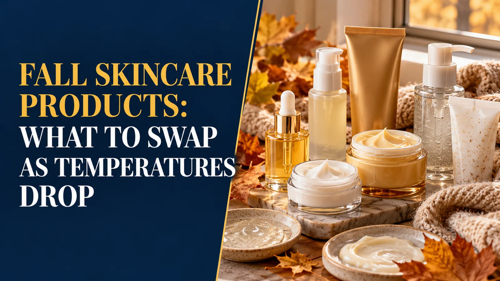 Fall Skincare Products: What to Swap As Temperatures Drop
