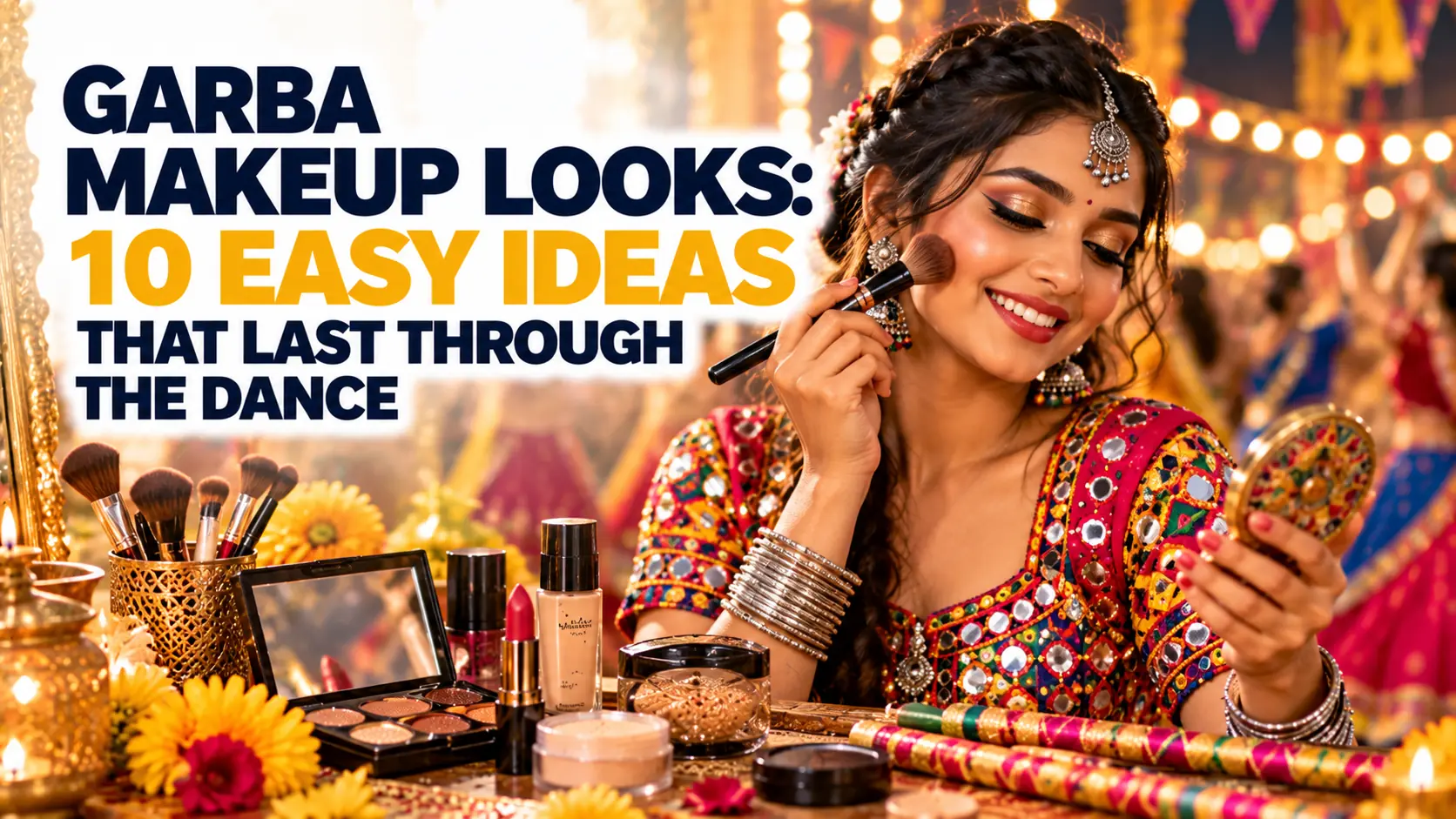 Garba Makeup Looks: 10 Easy Ideas That Last Through the Dance