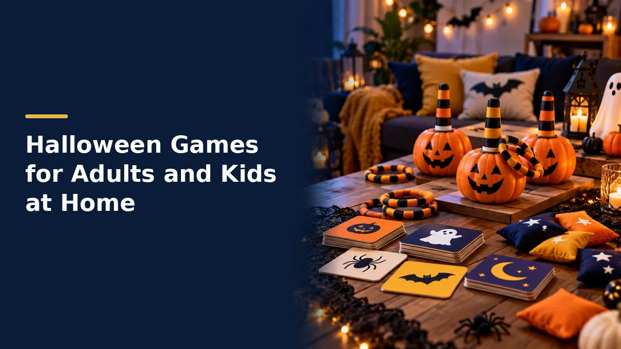 Halloween Games for Adults and Kids at Home