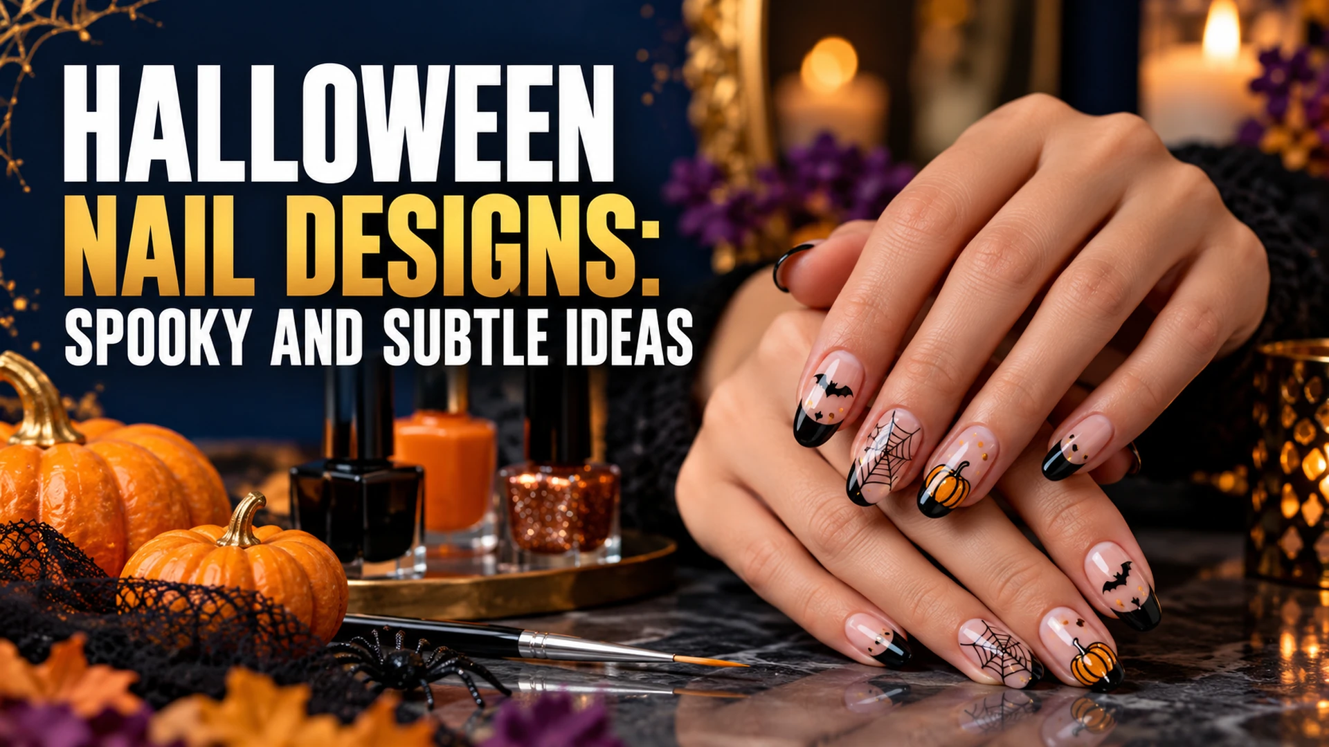 Halloween Nail Designs: Spooky and Subtle Ideas