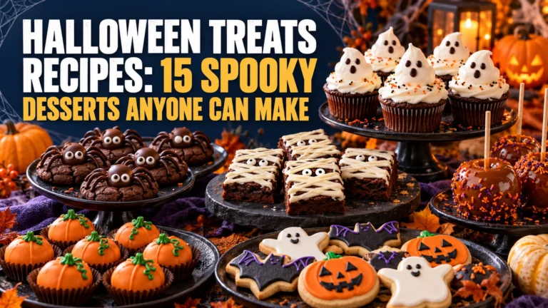 Halloween Treats Recipes: 15 Spooky Desserts Anyone Can Make