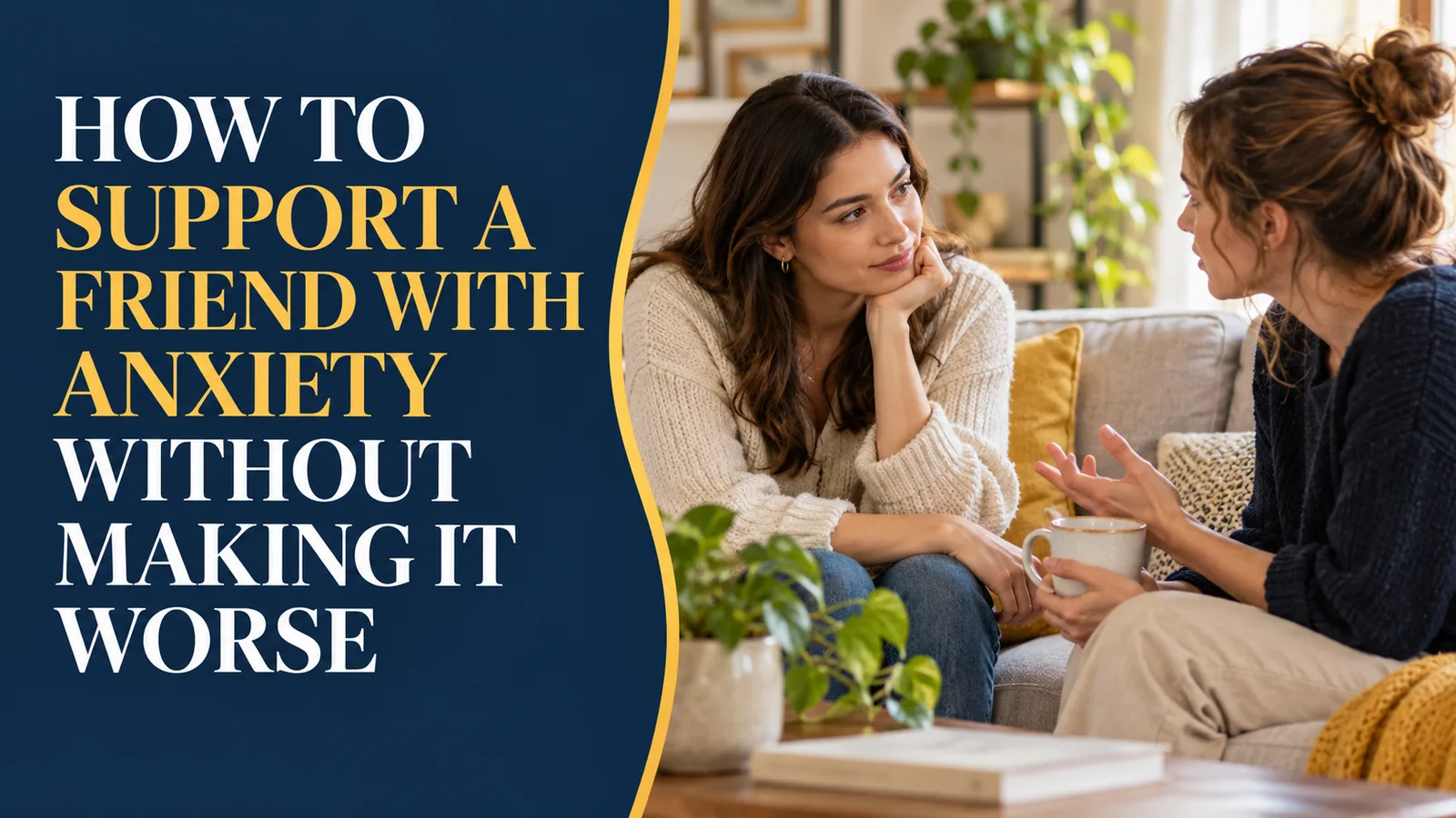 How to Support a Friend With Anxiety Without Making It Worse