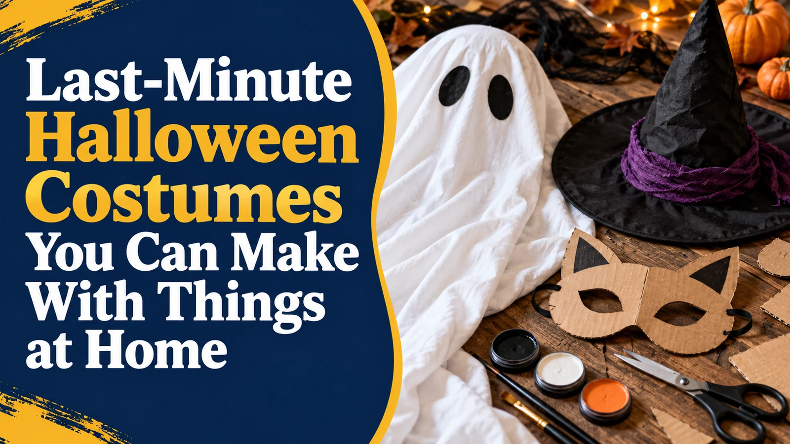 Last-Minute Halloween Costumes You Can Make With Things at Home