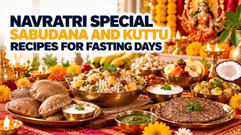 Navratri Special Sabudana and Kuttu Recipes for Fasting Days