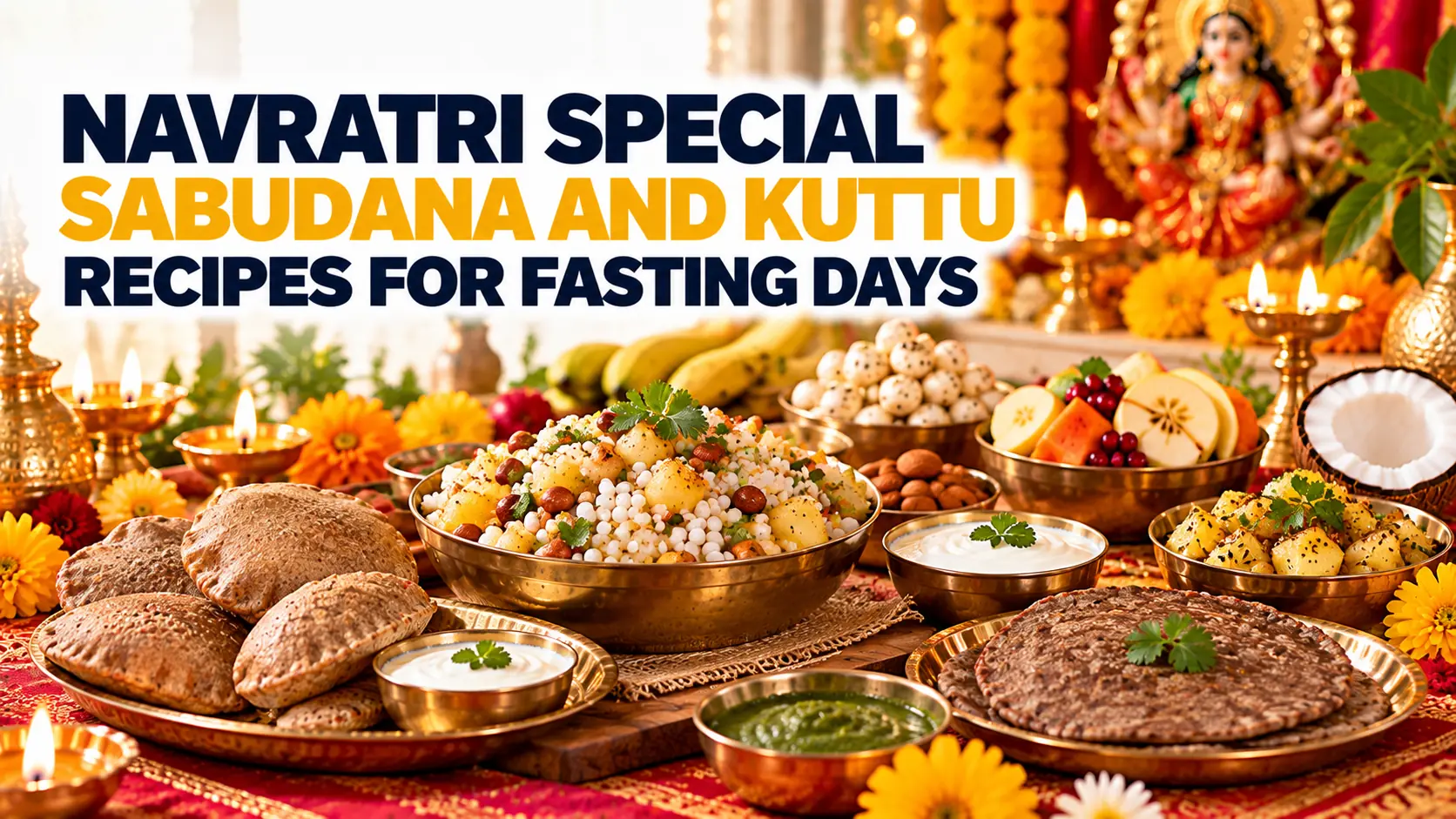 Navratri Special Sabudana and Kuttu Recipes for Fasting Days