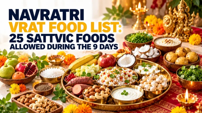 Navratri Vrat Food List: 25 Sattvic Foods Allowed During the 9 Days
