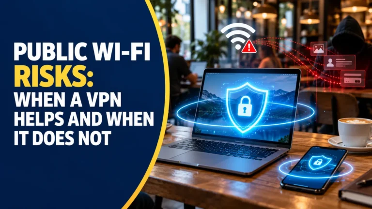 Public Wi-Fi Risks: When a VPN Helps and When It Does Not